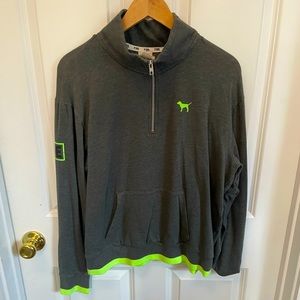 VS PINK quarter zip.  Size medium.